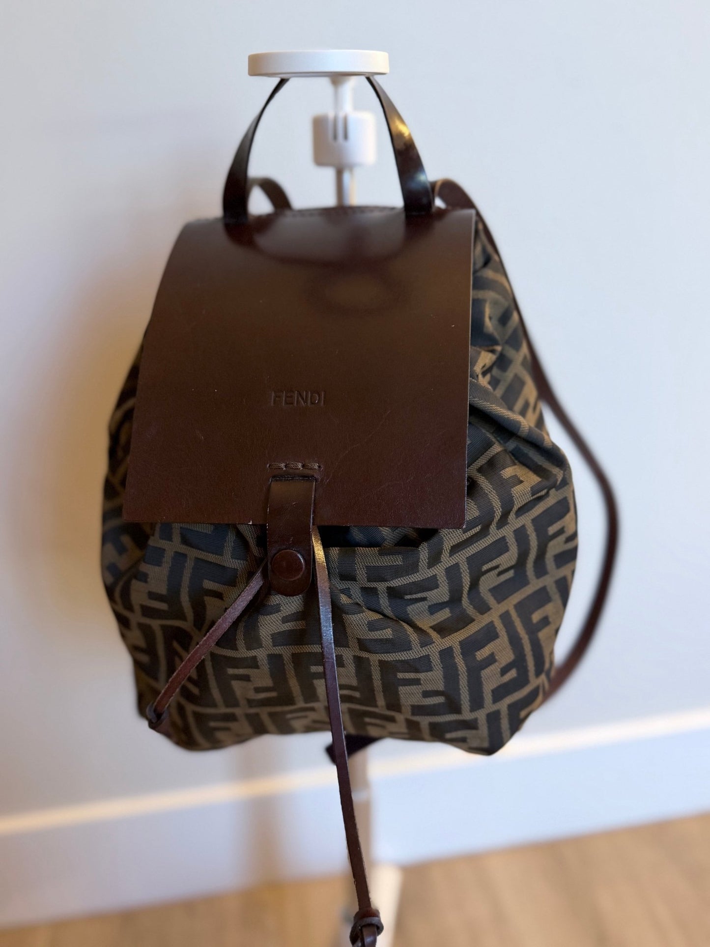 Fendi Zucca Print Backpack - LuxeLadyConnoisseur
