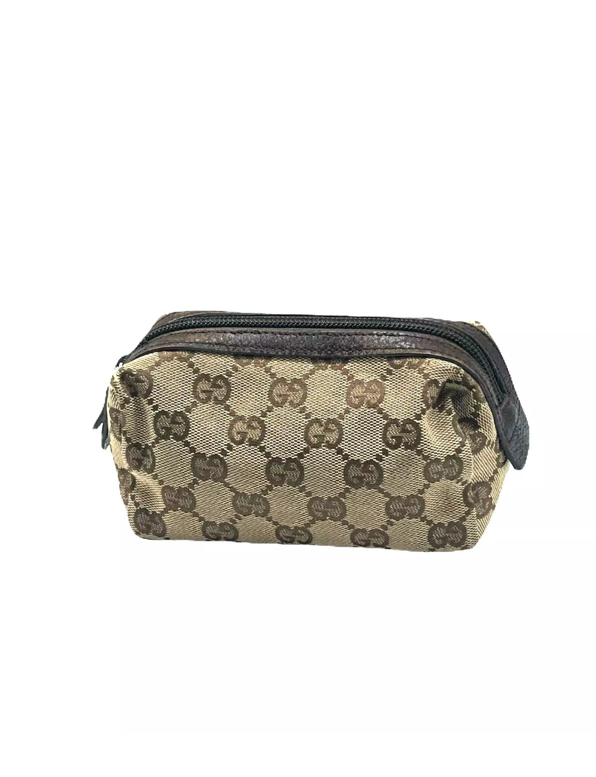 Gucci GG Canvas Cosmetic Mini Pouch - LuxeLadyConnoisseur