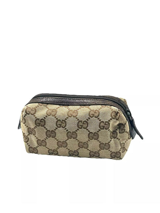 Gucci GG Canvas Cosmetic Mini Pouch - LuxeLadyConnoisseur