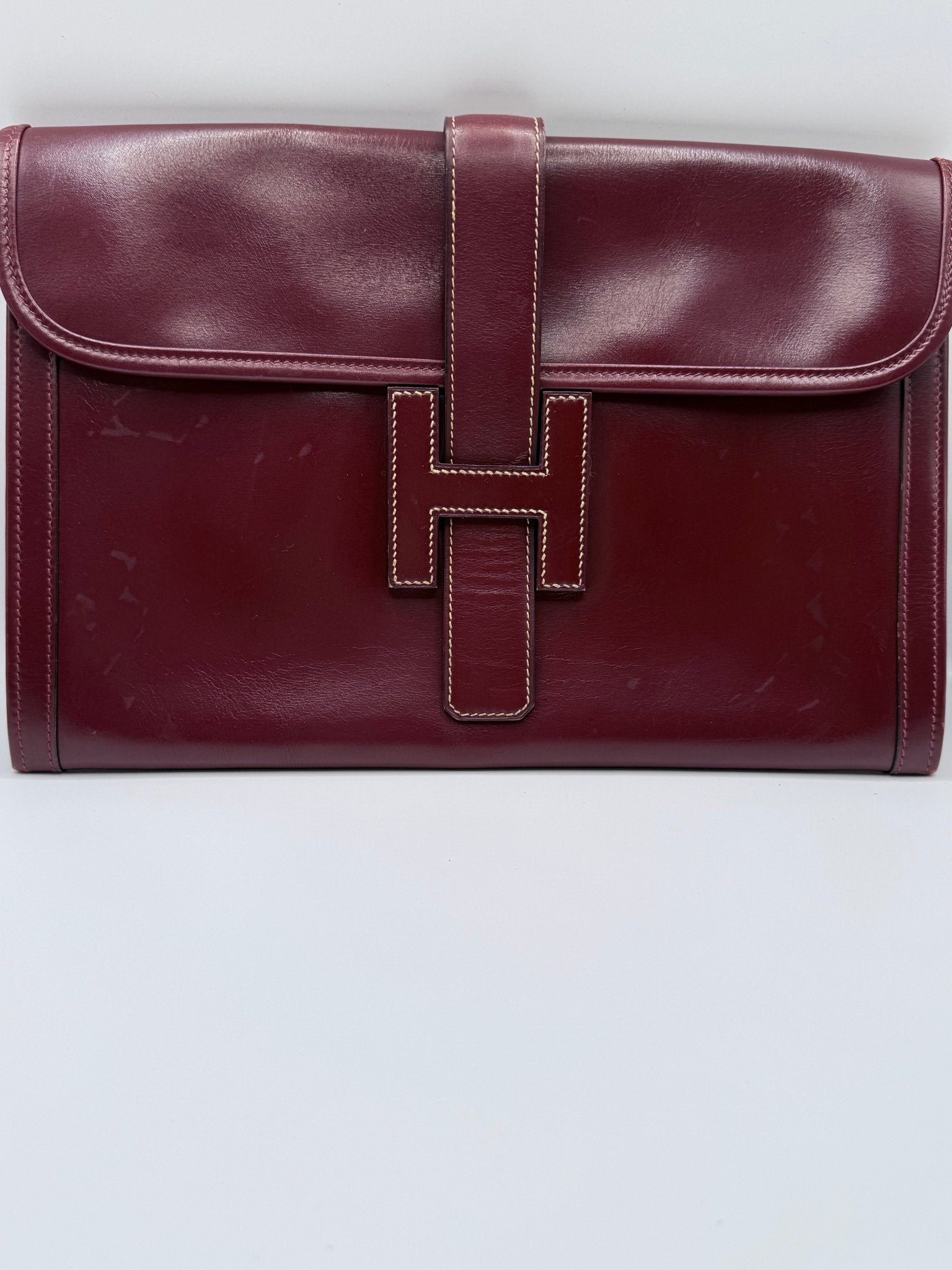 Hermés Box Jige Clutch - LuxeLadyConnoisseur